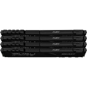Kingston FURY Beast DDR4 Memory Kit, 128GB (4x32GB), 3200MHz, CL16, Black, KF432C16BBK4/128