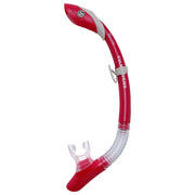 U.S. Divers Cozumel TX Mask, Proflex FX Fins, and Island Dry Snorkel Combo Set - Grey/Berry - L