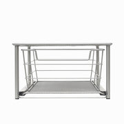 Mainstays Small Stackable Slide-Out Drawer Organizer, Satin Nickel