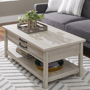 Better Homes & Gardens 427463 Modern Farmhouse Lift Top Coffee Table, Rustic White