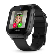 Cosmo JrTrack 5 Kids Smart Watch, Precision Real-Time GPS Tracking, Secure Calling & Messaging, Kid-Friendly Music, Parental Controls, SOS Alerts, Black