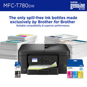 Brother INKvestment Tank 780 Wireless Color Inkjet All-in-One Printer with Duplex Printing, 150-Sheet Tray, MFC-T780DW
