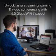 A9000-100PAS Nighthawk BE6500 Wi-Fi 7 USB Adapter Windows 11 Desktop Computer - Black