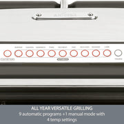 All-Clad Electric Indoor Grill with AutoSense Technology, 5L XL Capacity, Stainless Steel, Silver, PG715851