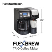 Hamilton Beach FlexBrew Trio Coffee Maker Black