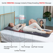 Comfier CF-3703-WM Full Body Back Massager with Heating, 10 Soothing Vibration Back Massage Pad for Pain Relief