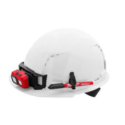 Milwaukee 48-73-1200 BOLT White Type 1 Class C Front Brim Vented Hard Hat with 4 Point Ratcheting Suspension