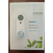SimpliSafe SS3-DOORBELL Pro Smart Home Security Wi-Fi Video Doorbell Wired Camera, White