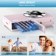 HICSHON DC402 Autofocus 4K Digital Camera, w/ 32GB TF Card 48MP 16X Digital Zoom, Pink