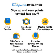 Walmart Family Mobile WFM BYOP Prepaid Cellular Service Plan with Nano SIM Card and $24.88 Airtime Included