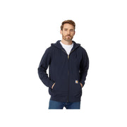 Carhartt Men's Midweight Hooded Zip-Front Sweatshirt, New Navy, X-Large, K122-472
