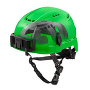 Milwaukee 48-73-1356 BOLT Green Vented Safety Helmet with IMPACT ARMOR Liner (USA)-Type 2, Class C