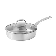 The Pioneer Woman 14-Piece Stainless Steel Cookware Set, Induction Compatible, Glass Lids, Acacia Wood Utensils, Dishwasher Safe