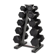 CAP RK-12BW A Frame-Style Dumbbell Stand, Black (Holds 5 pairs)