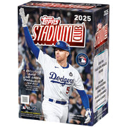 Topps 2025 Baseball Stadium Club Trading Cards Value Box, 5 Cards per Pack, 8 Packs, Includes Lime Green and Sepia Parallels