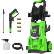 Paris Rhone SI-TH004-WM Electric Pressure Washer, 3200 Max PSI, 2.6 GPM Power Washer Machine with Hose Reel,4 Quick Connect Nozzles for Cars/Patios/Floor Cleaning