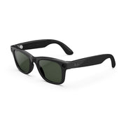 Ray-Ban Meta Wayfarer Gen 2 RW4012 Transitions Sunglasses - Shiny Black/Clear/Graphic Green Photochromic - Large