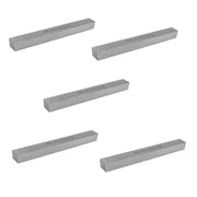 DBM IMPORTS Set of 5 HSS Square Tool Bits, 1/4 in x 1/4 in x 2.5 in, High-Speed Steel Milling Blanks for Lathe Turning and Fly Cutters, 52313
