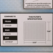 Super Tech 5025 Cabin Air Filter Replacement for Chrysler RAM 1500, Jeep Patriot