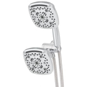 Oxygenics Arc Chrome Combo Shower Head, Dual Spray Faces, 80 High-Pressure Settings, 72-Inch Stainless Steel Hose, Chrome Finish, 77388