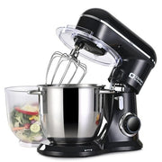 Kitchen In The Box KSM45 10 Speeds Stand Mixer with 4.5QT+5QT Two Bowls & Tilt Head, Black