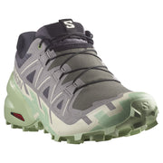 Salomon L47582000  Speedcross 6 Trail Running Shoes for Ladies - Castlerock/Vanilla Ice/Smoke - 8M
