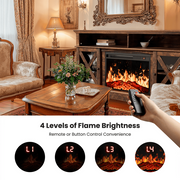 CHITOOMA Electric Fireplace TV Stand, 23