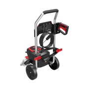 Hyper Tough Electric Pressure Washer, 2000 PSI, 1.2 GPM, 1800W Motor, Cold Water, Steel Frame, 8-Inch Wheels, Turbo Nozzle