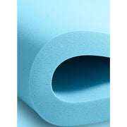 JUSTLET SE-2in1-04 Queen Size Dual Layer 4 Inch Memory Foam Mattress Topper White