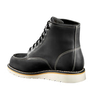 Carhartt Men's 6 Inch Moc Toe Soft Toe Waterproof Work Boots, Black Oil-Tanned Leather, Size 11, CMW6191
