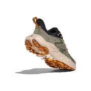 HOKA 1141632F-SMSST Anacapa 2 Low GTX Waterproof Hiking Shoes for Men - Sea Moss/Oatmeal - 11.5M
