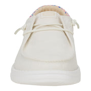 HEYDUDE Wendy Funk Surf Baja Casual Shoes for Ladies - Ivory/Multi - 7M