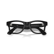 Ray-Ban Meta Gen 2 Wayfarer Smart AI Glasses, Matte Black Frame, Clear Lenses, 12 MP Wide Camera, 3K Ultra HD Video, Open-Ear Audio, Hands-Free Calls, Real-Time Translation, 0RW4012