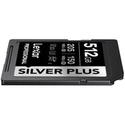 Lexar Professional Silver Plus UHS-I V30 SDXC Memory Card, 512GB, Silver, LSDSIPL512G-BNNNU