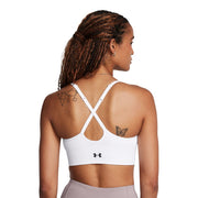 Under Armour Vanish Seamless Low Sports Bra - White - M