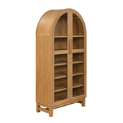 Better Homes & Gardens BHF336158813031 Juliet Solid Wood Frame Arc Cabinet, Light Honey Finish