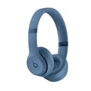 Beats by Dr. Dre Solo4 Wireless On-Ear Headphones with Fast Fuel Charging, Slate Blue, Built-In Microphone, Sound Isolation
