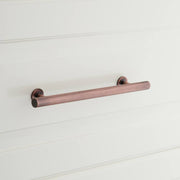 Signature Hardware SH55332AC Diehl 10 in. Adjustable Solid Brass Round Drawer Pull in Antique Copper