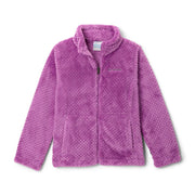 Columbia Girls Bugaboo III Fleece Interchange 3-in-1 Jacket, Omni-Tech Waterproof, Omni-Heat Thermal Reflective, Razzle Lavender Pearl, Small, 208948