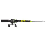 ProFISHiency PCSPLATGREEN Pocket Combo Micro Telescopic Spincast Combo, Green Splatter