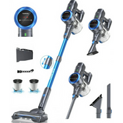 Lazyswan FSV001 Cordless Vacuum Cleaner 35KPA 400W Stick Vacuum 50min 2200mAh for Home