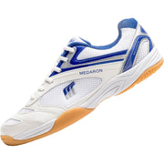 DIOXADOP Table Tennis Shoes Women's Indoor Court Sneakers, Blue, Size: 8