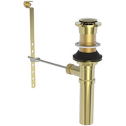 Brasstech Lavatory Drain, Polished Brass, Uncoated Living Finish, 324/03N