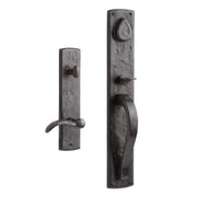 Signature Hardware EH-TB-18-300.10-R-DB-NB Ellis Entrance Door Set with Lever Handle - Right Hand - Dark Bronze