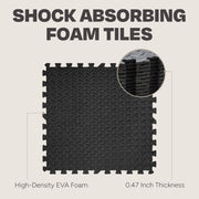 Centr By Chris Hemsworth Gym Flooring Exercise Mats, 96 Sq Ft, 24-Pack