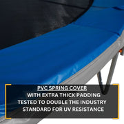 Sportspower Bounce Pro 14-ft Trampoline with Heavy Duty Basketball System
