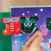 Hasbro Furby Minis Advent Calendar, 24 Days of Holiday Surprises with 9 Collectible Figures, Keychain with 8 Charms, and Stickers, G1647