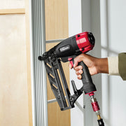 Hyper Tough 16-Gauge 2-1/2-Inch Pneumatic Straight Finish Nailer, Black, Includes 200 Nails - Pneumatic Finish