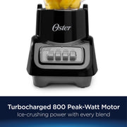 Oster SAP_2204535 Turbo Blender, 800-Watt Food Blender, Black