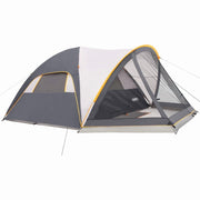 Yuyuanxiang UNP Camping Tent with Screen Room, Portable 6 Person Dome Tent, Family Outdoor Tent with Screen Porch, 14 ft x 11 ft x 72 in Height, UNP-1411-DB